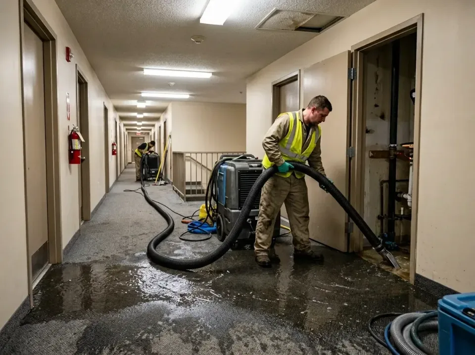 multi-unit-apartment-hallway-f-005 — frequently asked questions, Emergency Burst Pipe Water Extraction & Removal in Delta, OH